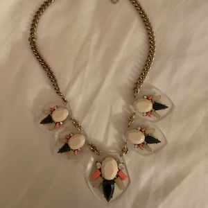 J crew acrylic statement necklace